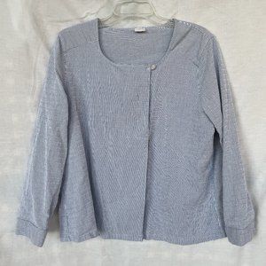 Poetry Seersucker Stripe Boxy Jacket